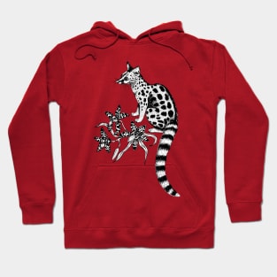 Genet with Orchids Hoodie